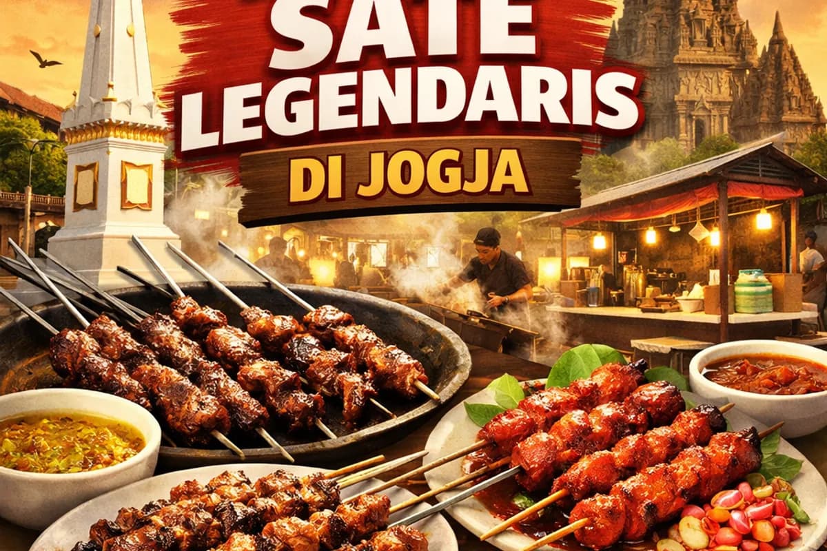 10 tempat sate legendaris di Jogja yang wajib kamu coba